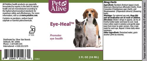 Show full view: PetAlive Eye-Heal Dog & Cat Eye Treatment, 2-fl oz slide 2 of 5