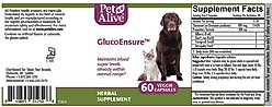 PetAlive GlucoEnsure Blood Sugar Support Dog & Cat Supplement, 60 count slide 2 of 4