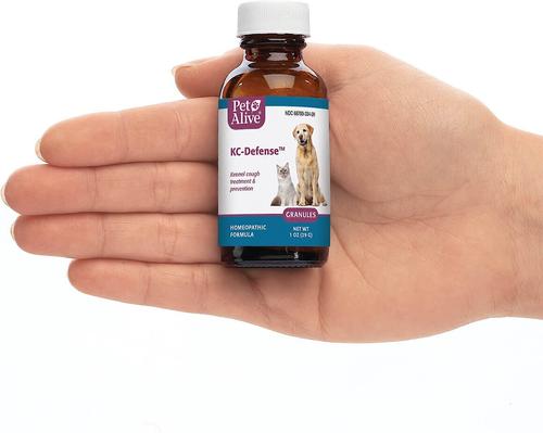 Show full view: PetAlive KC-Defense Homeopathic Medicine for Kennel Cough for Dogs & Cats, 1-oz jar slide 3 of 8