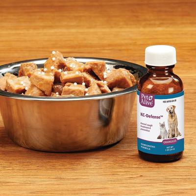 Show full view: PetAlive KC-Defense Homeopathic Medicine for Kennel Cough for Dogs & Cats, 1-oz jar slide 4 of 8