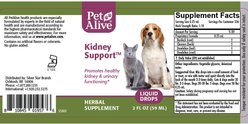 PetAlive Kidney Support Dog & Cat Supplement, 2-fl oz bottle slide 2 of 4