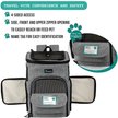 Show in main carousel: PetAmi Airline Approved Backpack Dog & Cat Carrier, Heather Gray slide 4 of 9
