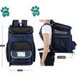 Show in main carousel: PetAmi Airline Approved Backpack Dog & Cat Carrier, Navy slide 3 of 9