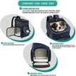 Show in main carousel: PetAmi Airline Approved Backpack Dog & Cat Carrier, Navy slide 5 of 9