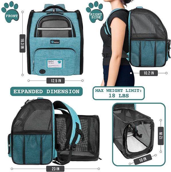 PetAmi Airline Approved Backpack Dog & Cat Carrier