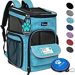 PetAmi Airline Approved Backpack Dog & Cat Carrier, Turquoise slide 2 of 8