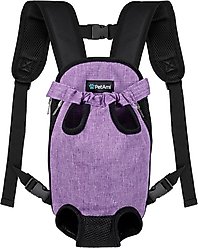 PetAmi Airline Approved Front-Carrier Dog & Cat Carrier, Purple, Medium