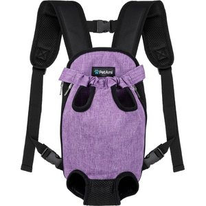 PetAmi Airline Approved Front-Carrier Dog & Cat Carrier, Purple, Small