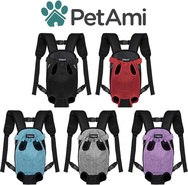 Show full view: PetAmi Airline Approved Front-Carrier Dog & Cat Carrier, Purple, Small slide 8 of 9