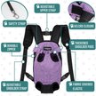 Show in main carousel: PetAmi Airline Approved Front-Carrier Dog & Cat Carrier, Purple, Small slide 4 of 9