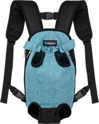 PetAmi Airline Approved Front-Carrier Dog & Cat Carrier, Sea Blue, Small
