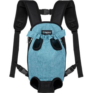 PetAmi Airline Approved Front-Carrier Dog & Cat Carrier, Sea Blue, Small