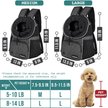 Show in main carousel: PetAmi Airline Approved Front Chest Small Dog & Cat Backpack Carrier, Dark Gray, Medium slide 3 of 8