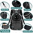 Show in main carousel: PetAmi Airline Approved Front Chest Small Dog & Cat Backpack Carrier, Dark Gray, Medium slide 4 of 8