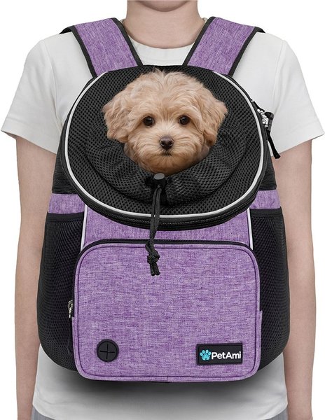PetAmi Airline Approved Front Chest Small Dog & Cat Backpack Carrier