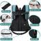 Show in main carousel: PetAmi Airline Approved Front Chest Small Dog & Cat Backpack Carrier, Teal Blue, Large slide 5 of 8