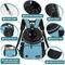 Show in main carousel: PetAmi Airline Approved Front Chest Small Dog & Cat Backpack Carrier, Teal Blue, Medium slide 4 of 8