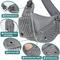 Show in main carousel: PetAmi Airline Approved Sling Dog & Cat Carrier, Stripe Black, Small slide 4 of 8