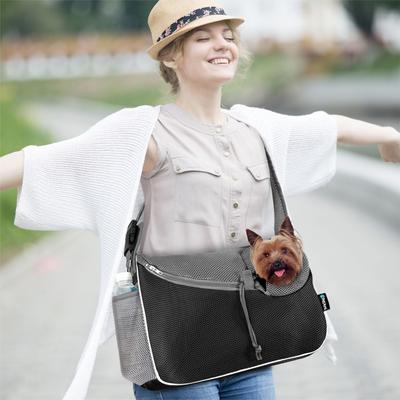 Show full view: PetAmi Airline Approved Sling Small Dog & Cat Carrier, Black slide 5 of 7