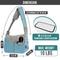 Show in main carousel: PetAmi Airline Approved Sling Small Dog & Cat Carrier, Teal Blue slide 2 of 7