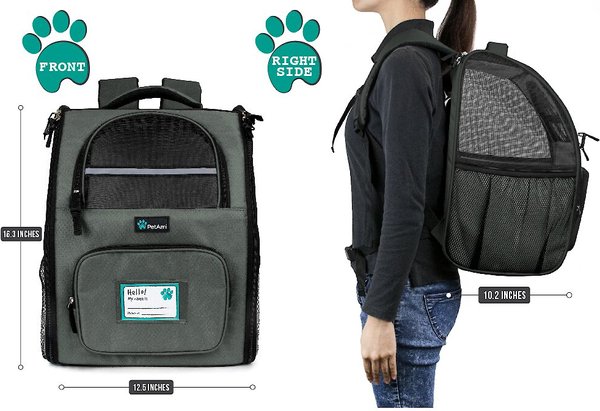 PetAmi Deluxe Backpack Dog & Cat Carrier