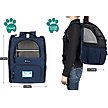 Show in main carousel: PetAmi Deluxe Backpack Dog & Cat Carrier, Heather Navy slide 3 of 10