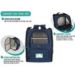 Show in main carousel: PetAmi Deluxe Backpack Dog & Cat Carrier, Heather Navy slide 7 of 10