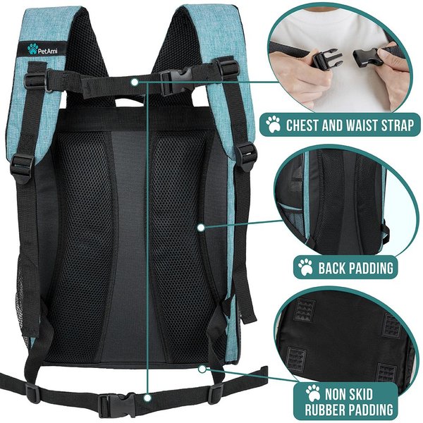 PetAmi Deluxe Backpack Dog & Cat Carrier