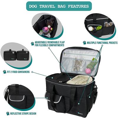 Show full view: PetAmi Dog & Cat Travel Bag, Black, Large slide 3 of 9