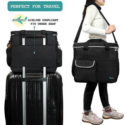 Show full view: PetAmi Dog & Cat Travel Bag, Black, Large slide 4 of 9