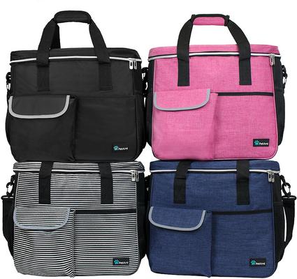 Show full view: PetAmi Dog & Cat Travel Bag, Black, Large slide 8 of 9