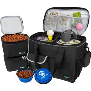 PetAmi Dog & Cat Travel Bag, Black, Medium