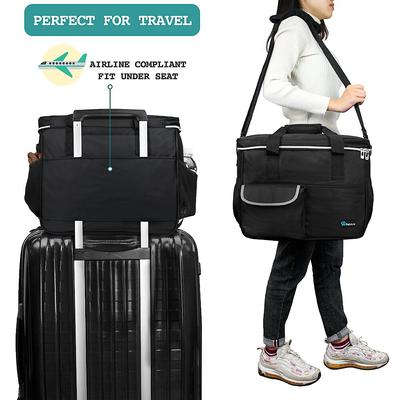 Show full view: PetAmi Dog & Cat Travel Bag, Black, Medium slide 4 of 9