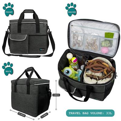 Show full view: PetAmi Dog & Cat Travel Bag, Charcoal, Large slide 5 of 8