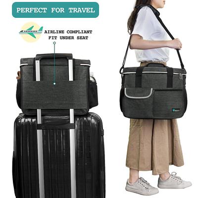 Show full view: PetAmi Dog & Cat Travel Bag, Charcoal, Medium slide 4 of 9