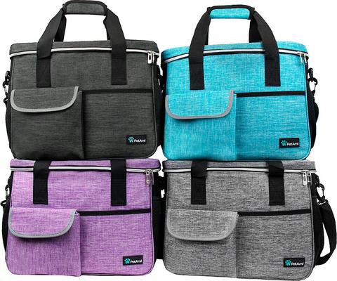 Show full view: PetAmi Dog & Cat Travel Bag, Charcoal, Medium slide 8 of 9