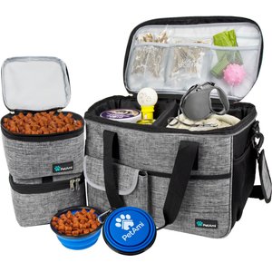 PetAmi Dog & Cat Travel Bag, Grey, Medium