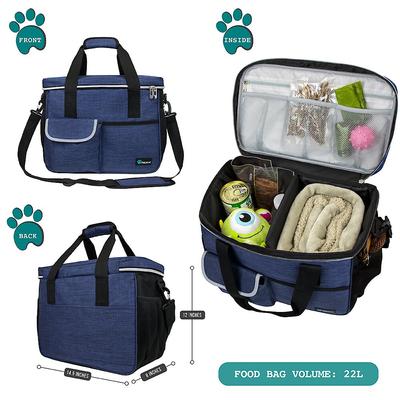 Show full view: PetAmi Dog & Cat Travel Bag, Navy, Medium slide 6 of 8