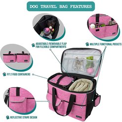 PetAmi Dog & Cat Travel Bag, Pink, Large slide 2 of 7