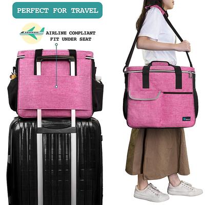 Show full view: PetAmi Dog & Cat Travel Bag, Pink, Large slide 4 of 9