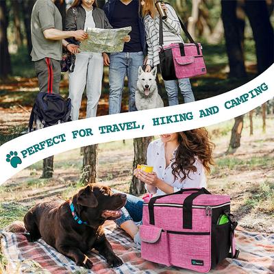 Show full view: PetAmi Dog & Cat Travel Bag, Pink, Large slide 6 of 9