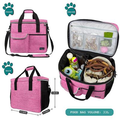 Show full view: PetAmi Dog & Cat Travel Bag, Pink, Large slide 7 of 9