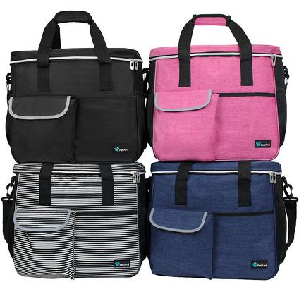 Show full view: PetAmi Dog & Cat Travel Bag, Pink, Large slide 8 of 9