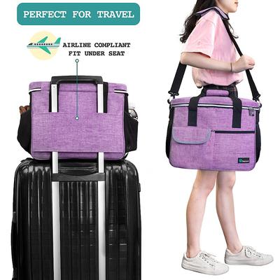 Show full view: PetAmi Dog & Cat Travel Bag, Purple, Medium slide 3 of 8