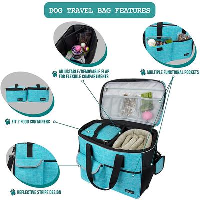 Show full view: PetAmi Dog & Cat Travel Bag, Sea Blue, Large slide 2 of 8