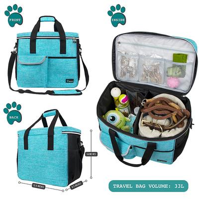Show full view: PetAmi Dog & Cat Travel Bag, Sea Blue, Large slide 5 of 8