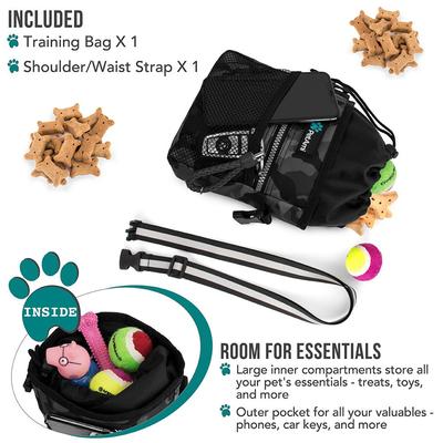 Show full view: PetAmi Dog & Cat Treat Pouch, Camo Black slide 3 of 10