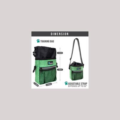 Show full view: PetAmi Dog & Cat Treat Pouch, Heather Green slide 7 of 10