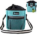 PetAmi Dog & Cat Treat Pouch, Heather Sea Blue