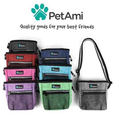 Show full view: PetAmi Dog & Cat Treat Pouch, Heather Sea Blue slide 7 of 9